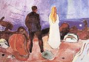 Edvard Munch Alone painting